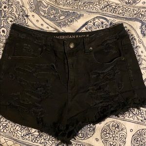 black american eagle festival shorts